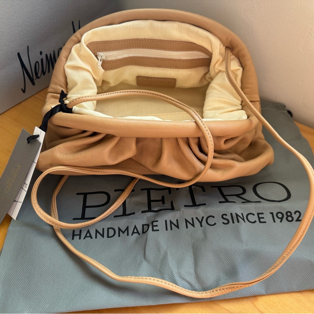 [New] Handmade PIETRO NYC leather clutch